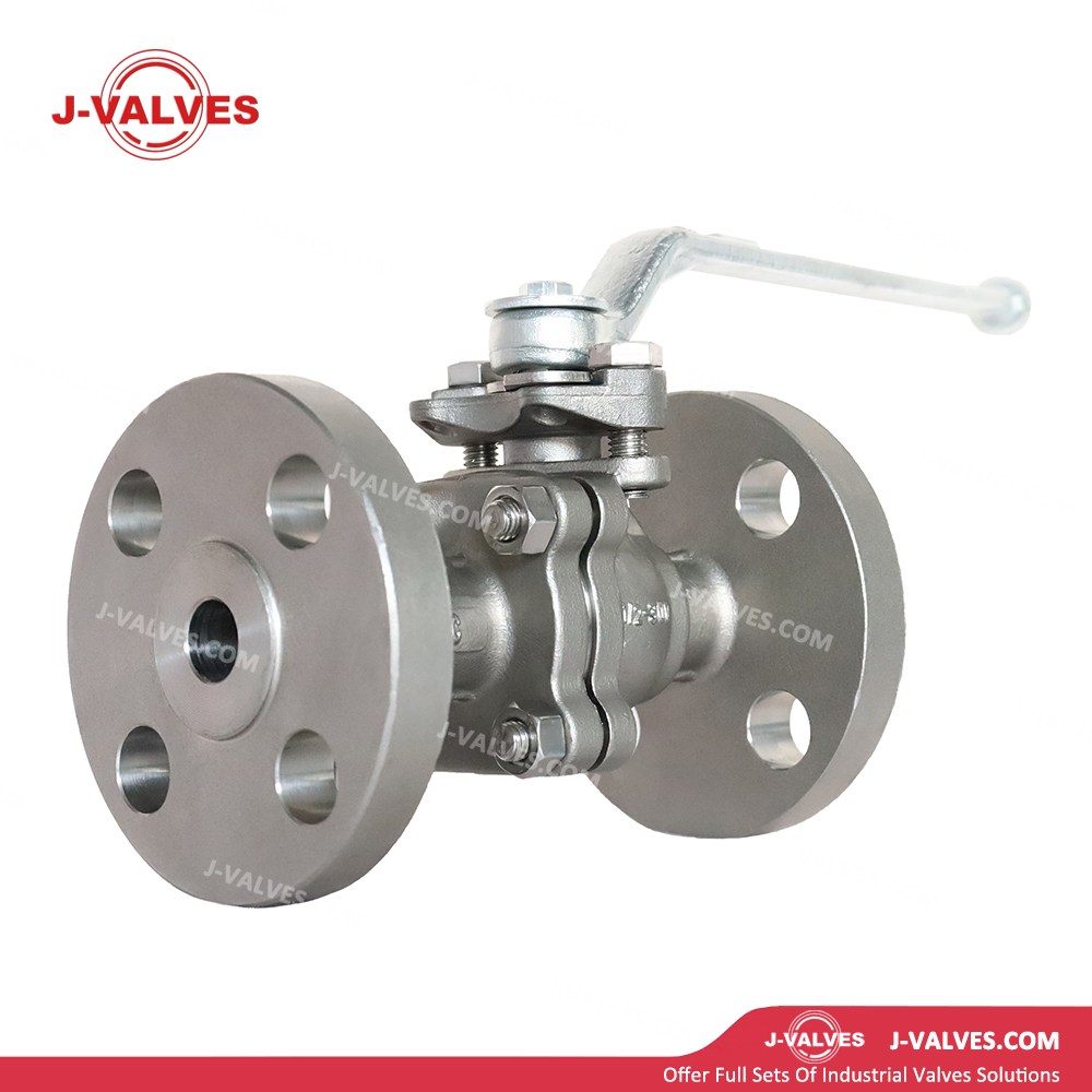 0.5"300LB 2 Piece Cast Steel Floating Ball Valve