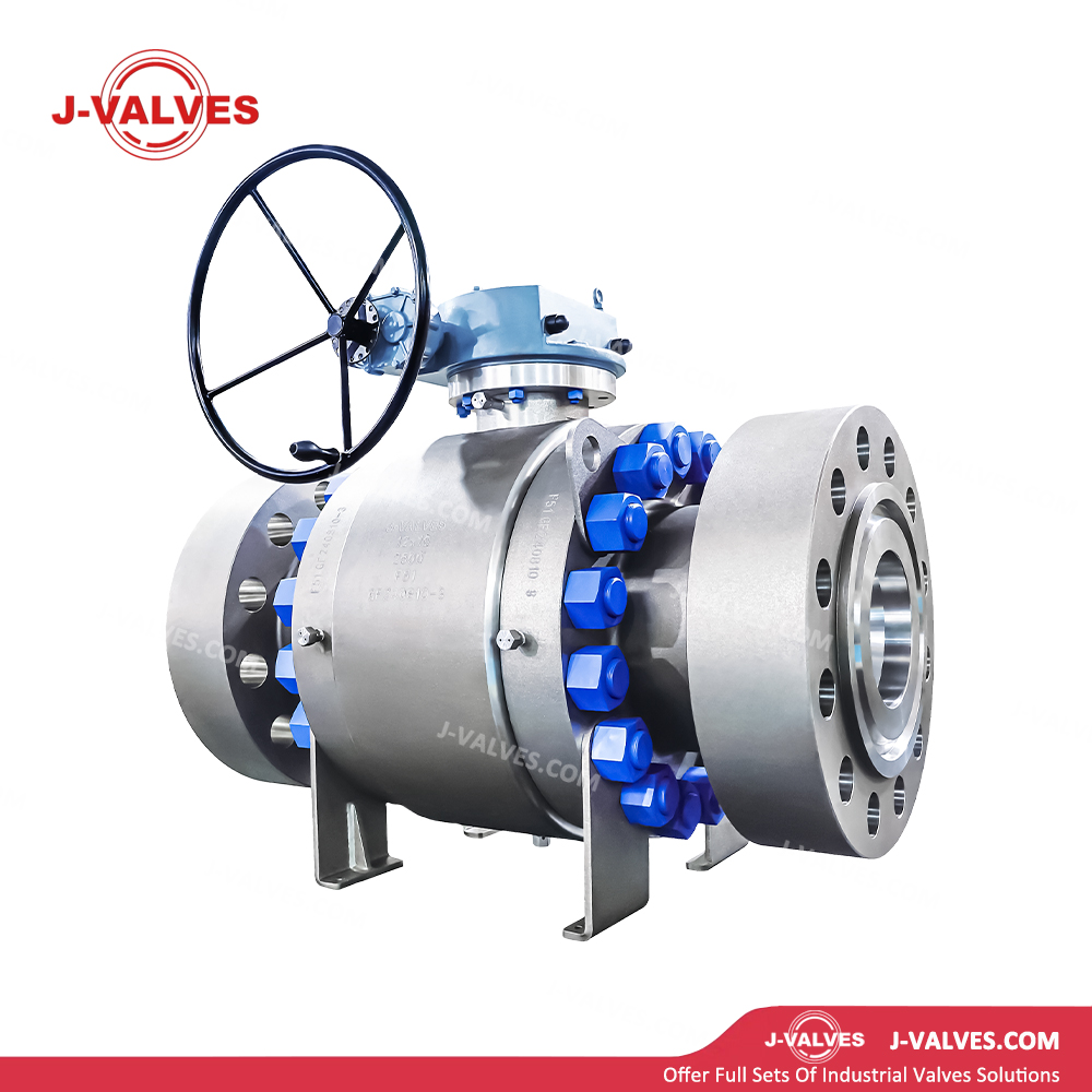 Duplex Steel 3PC Trunnion Flange Ball Valve